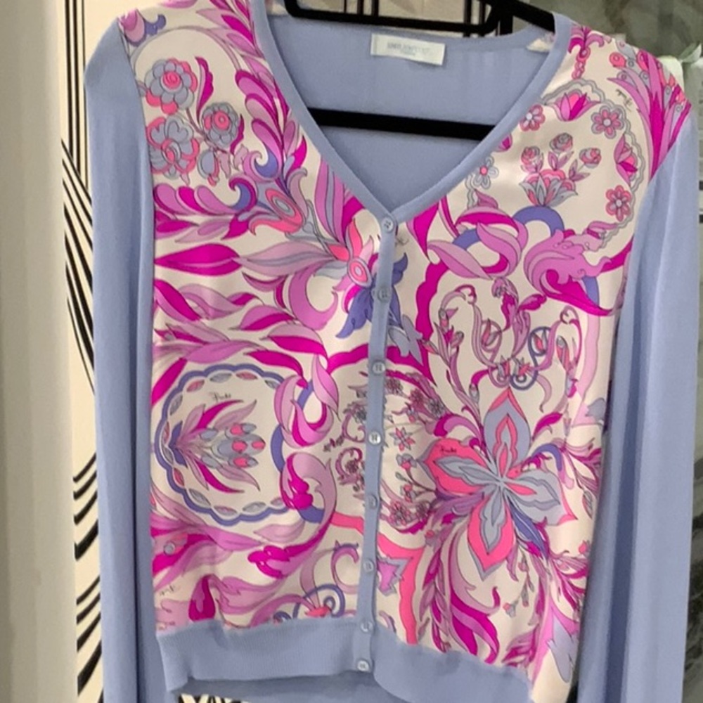 Emilio Pucci Silk Cardigan
